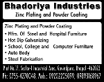 Bhadoriya Industries Industrial Area Govindpura 